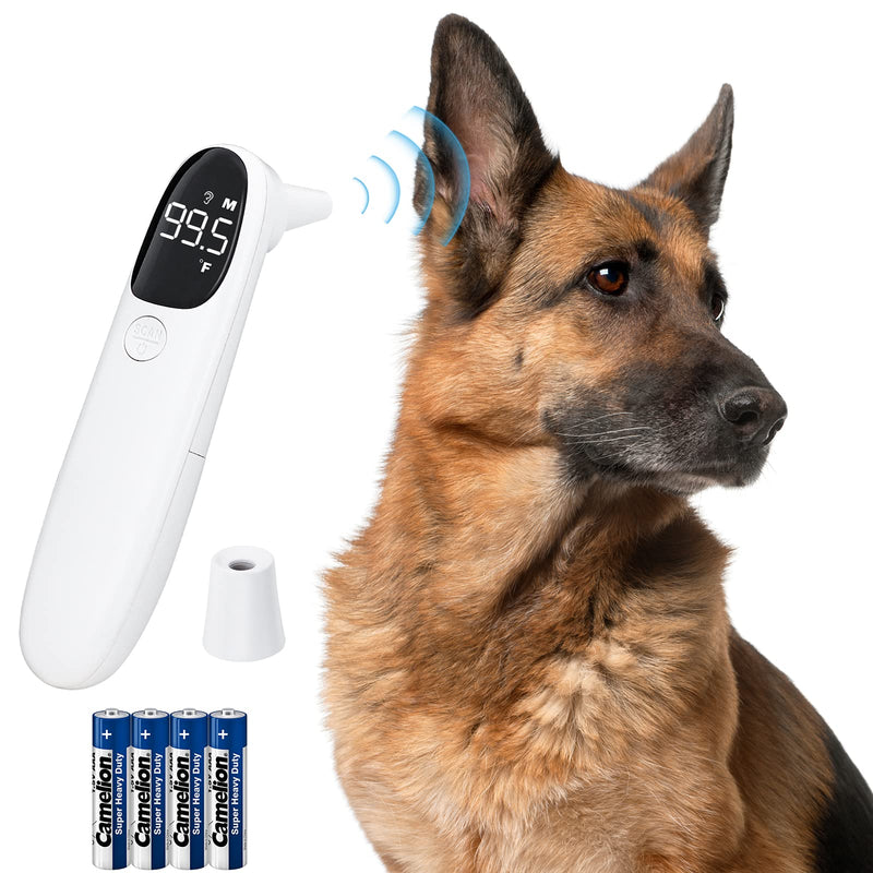 Cat and Dog Ear Temperature Monitor, Pet Only Thermometer, Dogs or Cats Ear Temperature Monitor with Warranty, Dog and Cat Ear Care Supply, Take Pet Temperature Tool. - BeesActive Australia