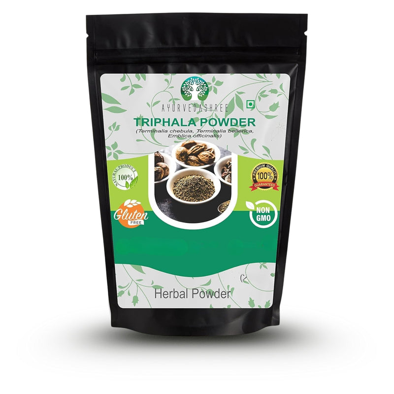 Triphala Powder 200 Gm | Combination of Amla, Haritaki & Bibhitaki | Non GMO | Vegan | GMP Certified