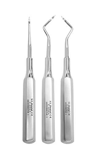 Dental Root Tip Pick – Surgical Stainless Steel Elevators for Tooth Extraction - Root Removal and Oral Surgery – Precision Instruments for Dentists - Hygienists and Students