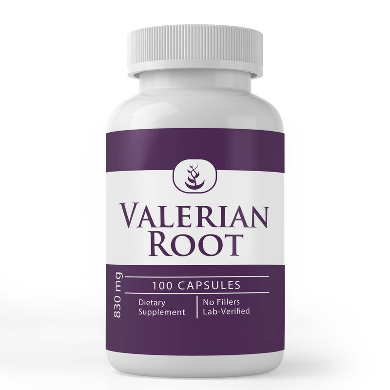PURE ORIGINAL INGREDIENTS Valerian Root, (100 Capsules) Always Pure, No Additives Or Fillers, Lab Verified 100 Count (Pack of 1) - BeesActive Australia