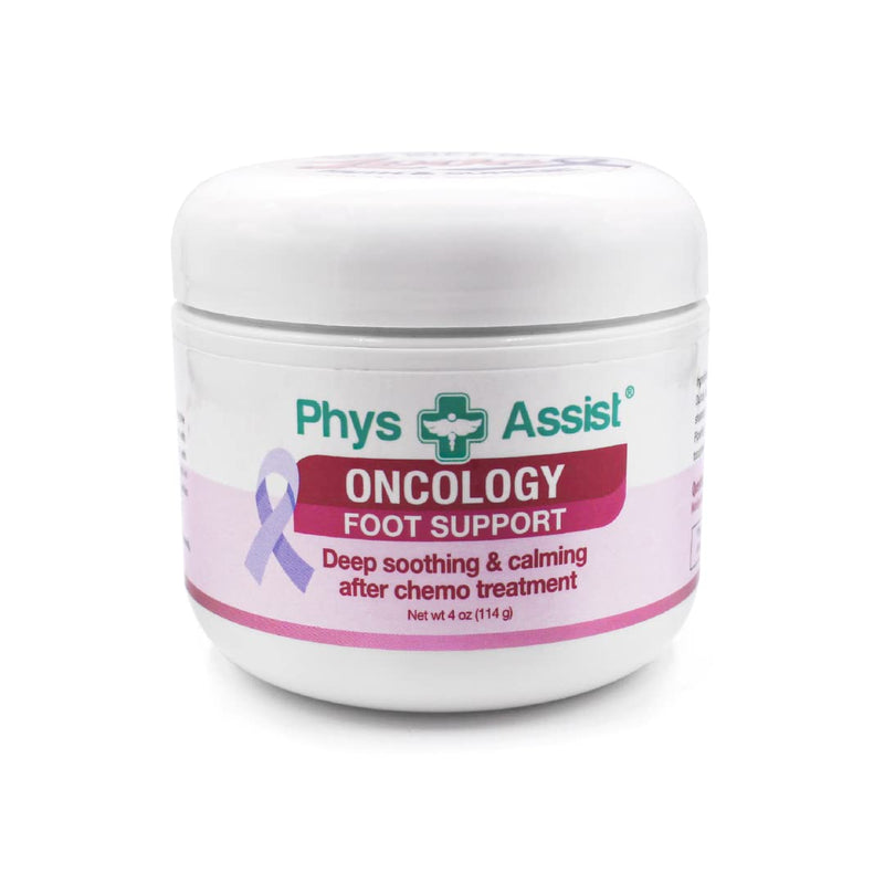 PhysAssist Oncology Foot Support, Soothing, Calming and Hydrating After Chemo. Non irritant, Clinically Tested. 4 oz Jar - BeesActive Australia