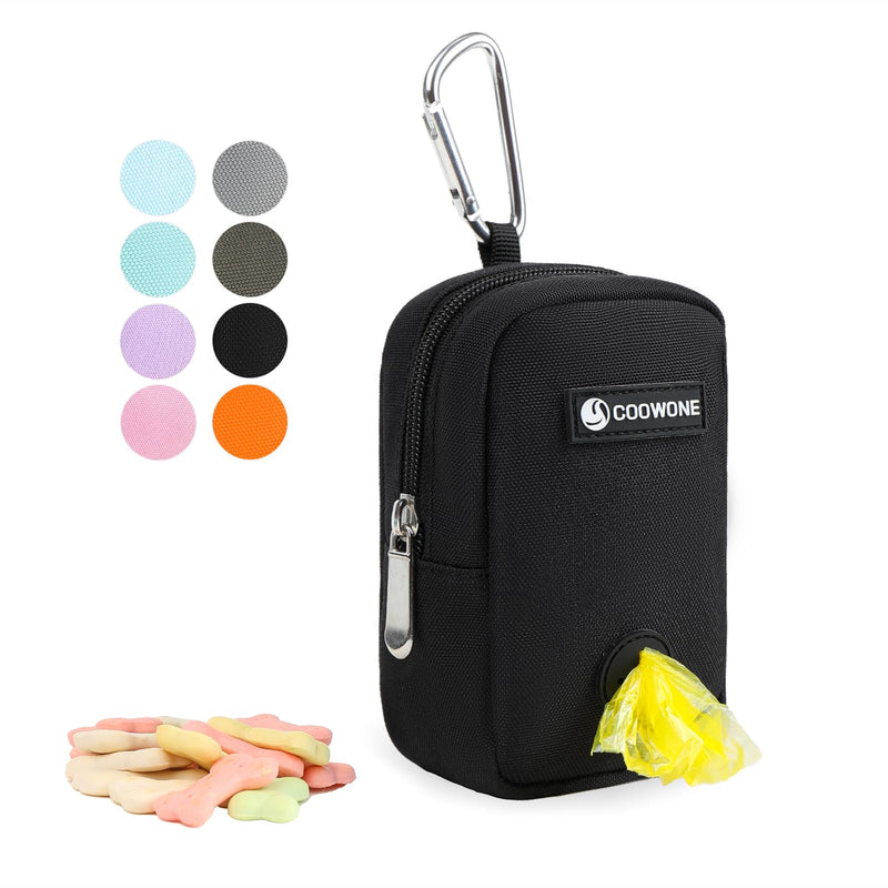 Dog Treat Pouch Dog Poop Bag Holder For Leashes, Pets Snack Container With Inner Mesh Bag, Puppy Supplies Perfect For Training And Walking - Hands Free Dog Waste Bag Dispenser -Dog Travel Accessories Black - BeesActive Australia