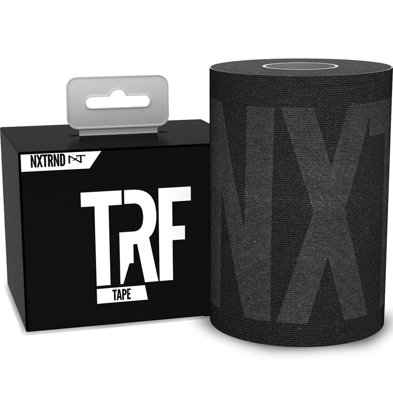Nxtrnd TRF Turf Tape Football, Extra Wide Kinesiology Tape, Protects from Turf Burn (Black) Black - BeesActive Australia