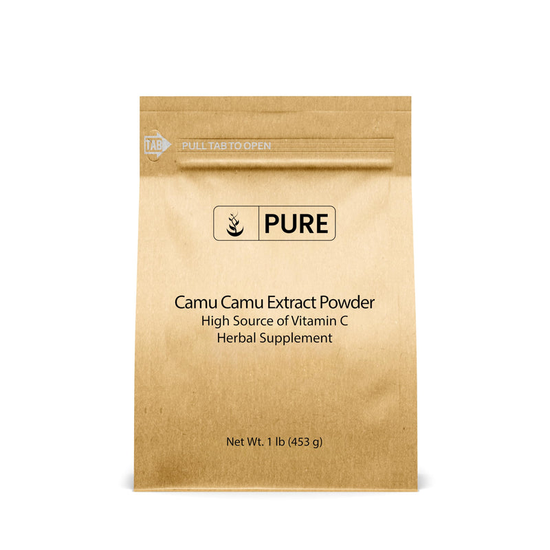 PURE ORIGINAL INGREDIENTS Camu Camu (1lb) Vitamin C, Brazilian Superfood, Lab-Verified, Non-GMO 16 Ounce (Pack of 1)