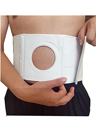 Unisex Ostomy Abdominal Binder Opening 3.14 Ostomy Belt Hernia Colostomy Belt Colostomy Bag Support Stoma Support Wrap XL 45.28 49.21 inches XL 45.28 49.21 Inch XL: 45.28-49.21 Inch - BeesActive Australia
