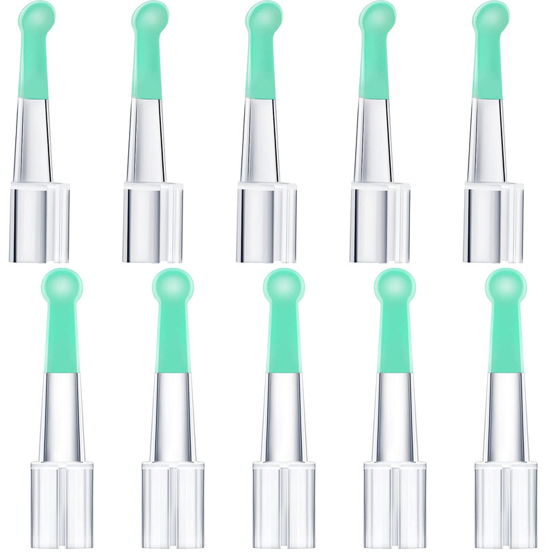 Ear Spoon Tips Ear Cleaner Replacement Set for 3.5 mm Otoscope Plastic Ear Cleaner Tips Reusable Ear Cleaner Spoon Tip for Teens Adults Family Ear Health Care (Light Green) Transparent - BeesActive Australia
