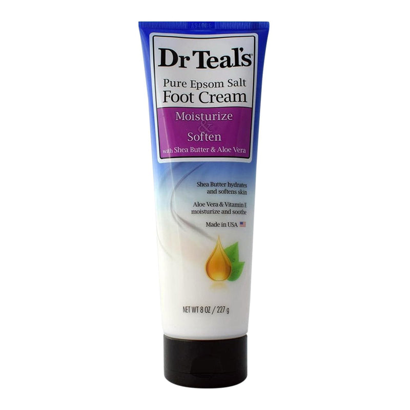 Dr Teal's Pure Epsom Salt Foot Cream Pure Epsom Salt Foot Cream with Shea Butter & Aloe Vera & Vitamin E By Dr Teal's Perfume for Women 8 oz - BeesActive Australia