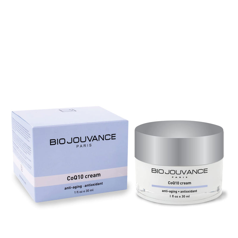 BIO JOUVANCE PARIS - CoQ10 Cream 1oz / 30ml - Anti-Aging | Strong Antioxidant | Oxygenate the Cells | Daily Facial Skin Care Treatment Regimen | Made in France - BeesActive Australia