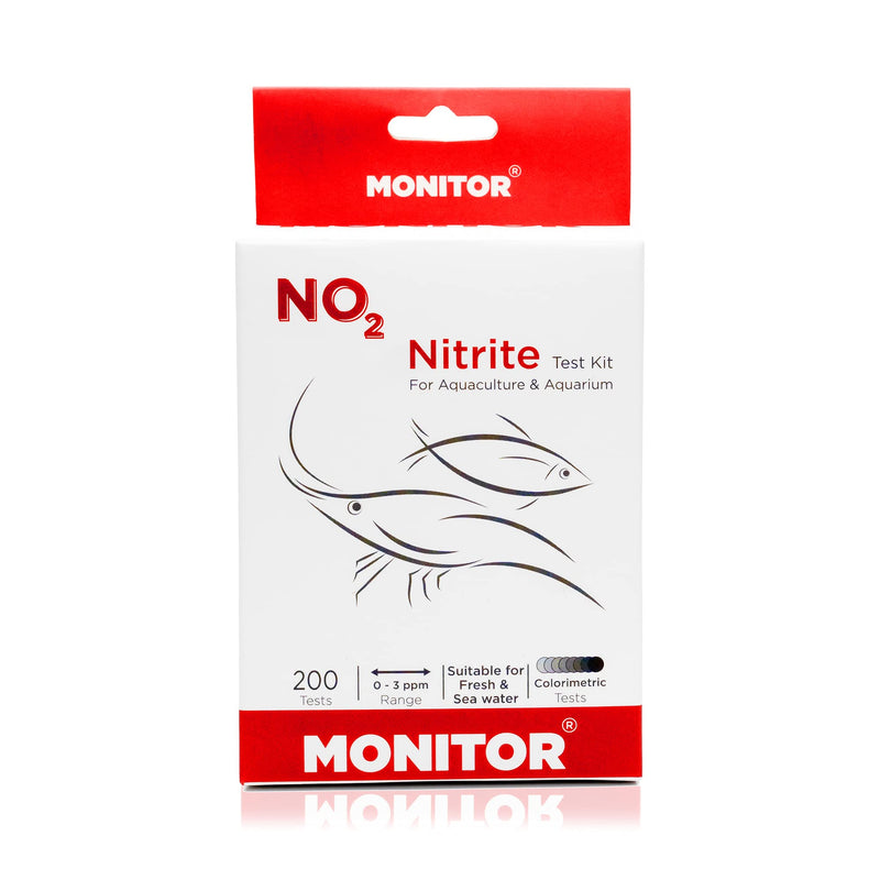 Monitor Nitrite Test KIT (200 Tests) - Monitor Aquarium and aquaculture Water Quality - BeesActive Australia