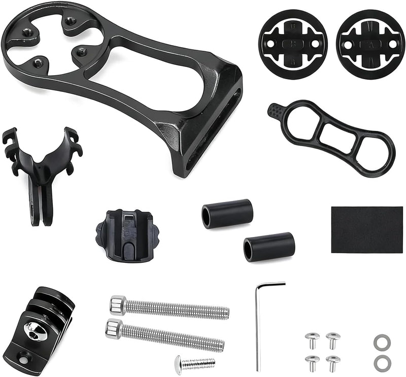 Bike Computer Mount for Garmin Edge Bike Combo Mount for Sports Action Camera Edge Extended Out-Front Mount for Garmin Series 1030 1000 830 820 810 530 520 510 500 25 20 Touring - BeesActive Australia