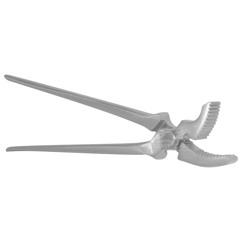 Equine Farrier Clincher Tool, 13-Inch Curved Jaw, Premium Chrome Vanadium Steel, Horse Hoof Nail Clinching, Professional Equestrian Farrier Supplies, Hoof Care & Grooming Kit for Horse Maintenance. - BeesActive Australia