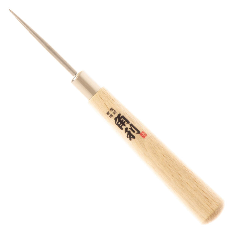 KAKURI Awl Tool for Sewing, Scratch Wood, Leather, Punch, Book Binding, Sharp Japanese Stainless Steel Scratch Awl 4-3/4" Multitool, Maple Wood Handle, Made in Japan 4-3/4" - BeesActive Australia