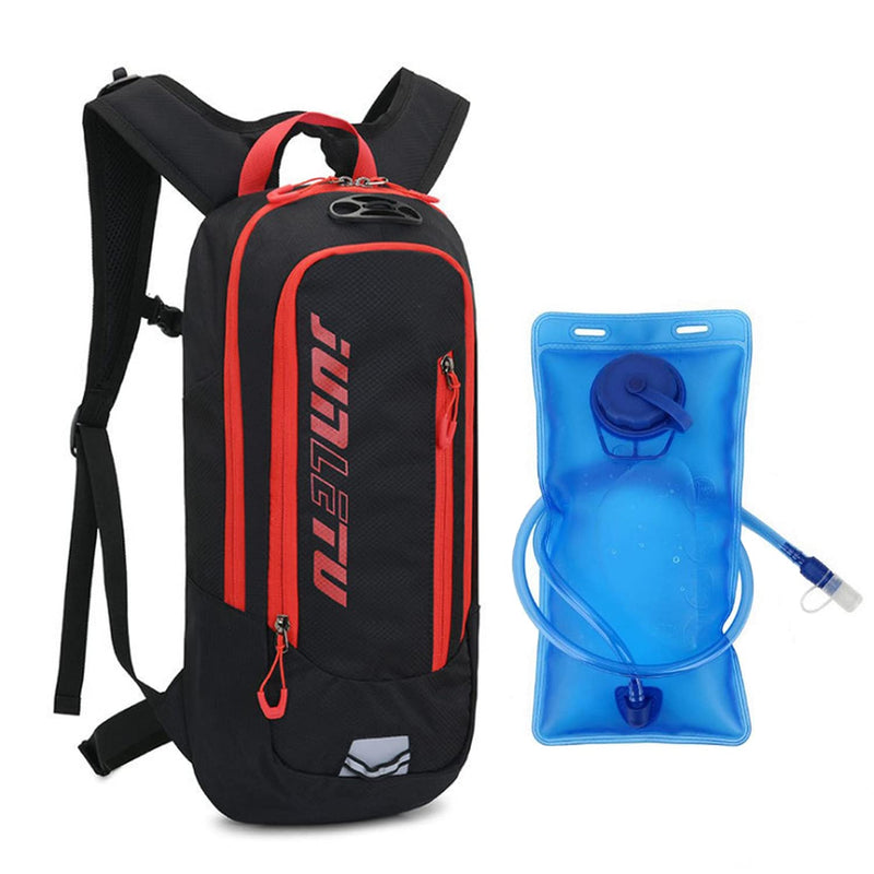 Croogo Hydration Packs,Hydration Backpack with 2L Hydration Bladder,Bicycle Daypack Waterproof Breathable Bag for Climbing Ot04-black/Red-sd