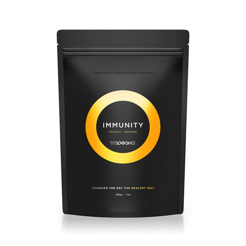 Tropeaka Immunity Powder - Immune Support Supplement, Antioxidant Rich Superfood Powder with Vitamins & Minerals, Boost Energy & Collagen Production - Vegan, Gluten Free, Non-GMO - 7oz (20 Servings)