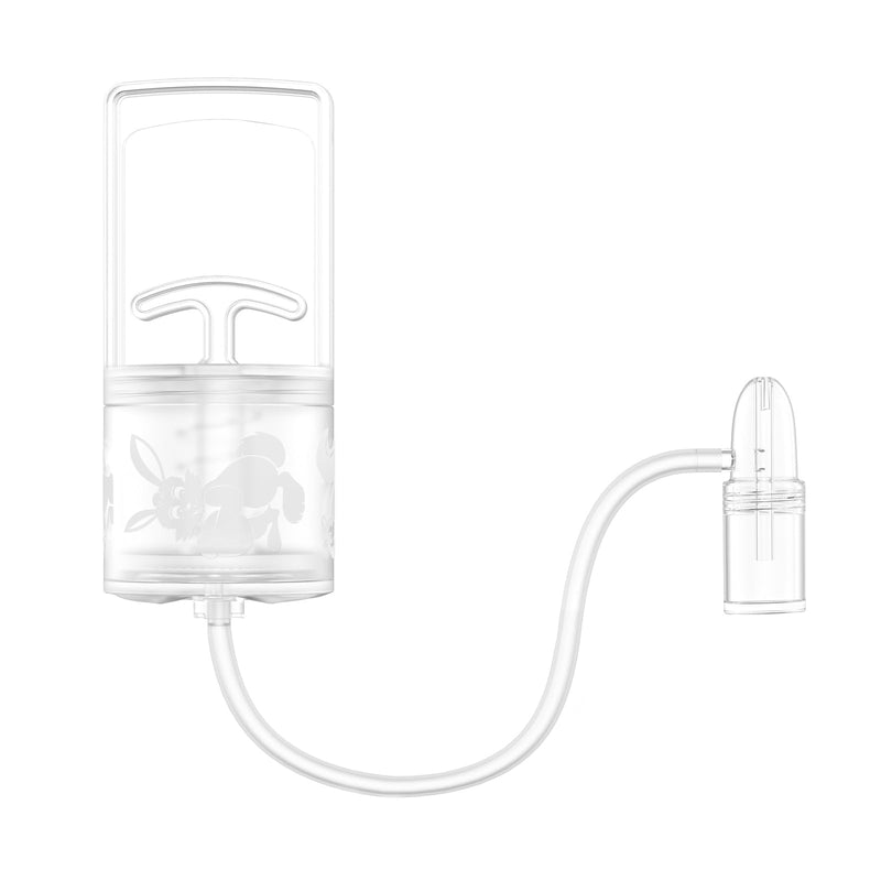 Nasal Aspirator for Baby and Toddler Nose Clearing with Hand Pump and Non-Invasive Tip for Quick, Quiet Suction, Co-Branded with CHIBOJI