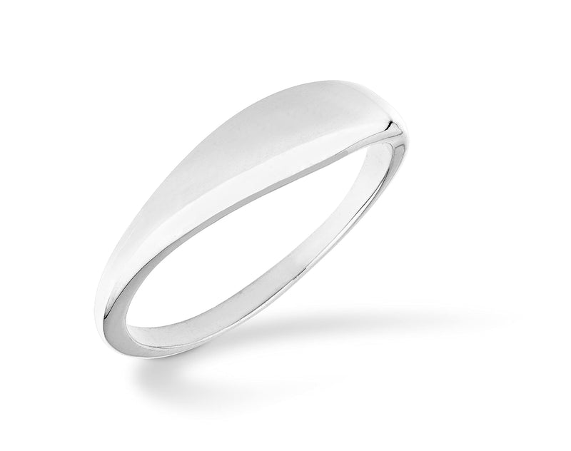 Miabella 925 Sterling Silver or 18Kt Yellow Gold Over Silver Signet Ring for Women Teens Girls Made in Italy 10 - BeesActive Australia