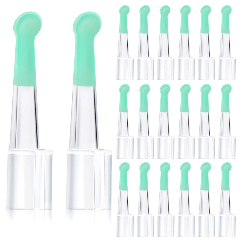 20 Pieces Ear Spoon Tips Cleaner Replacement Set for 3.5 mm Otoscope Plastic Reusable Ear Cleaner Tips for Teens Adults Family Health Care - BeesActive Australia
