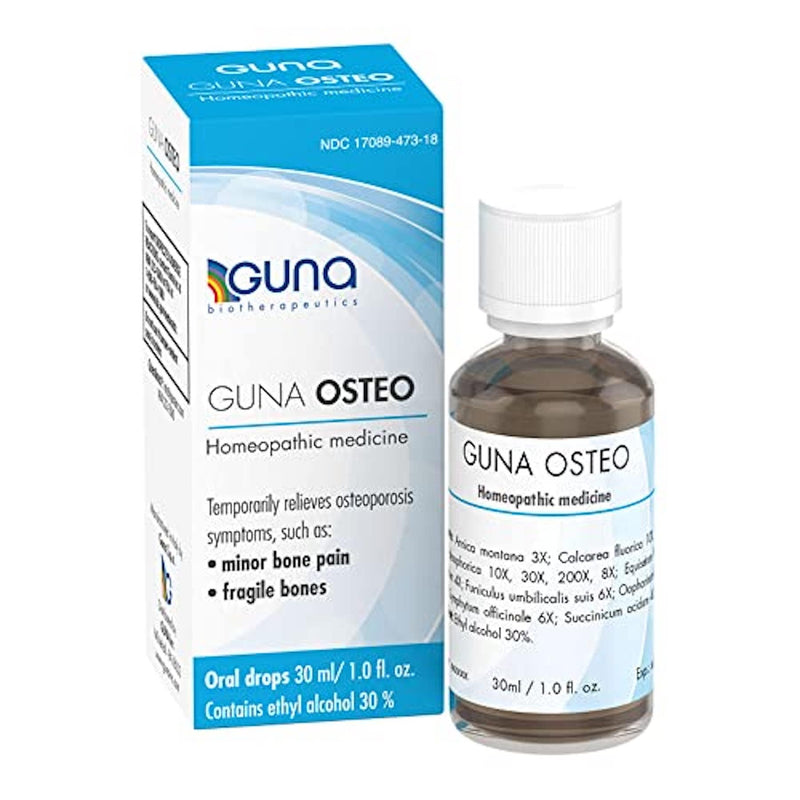 Guna Osteo Homeopathic Support for Bone Health & Strength - 1 Ounce