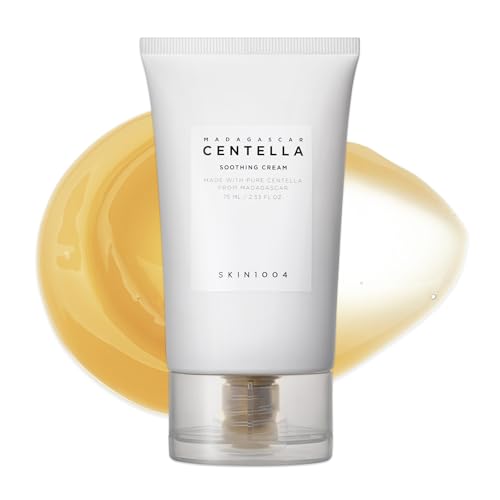SKIN1004 Centella Soothing Cream, Face Moisturizer with Centella Asiatica, Korean Centella Moisturizer Cream for Soothing & Skin Barrier Support, Cica Gel Cream, Korean Skin Care, 2.53 fl.oz / 75ml Unscented