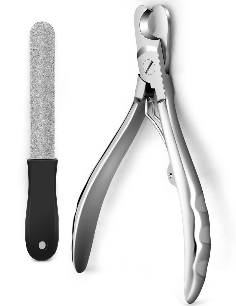 Gobeigo Upgrade Wide Open Dog Nail Clippers for Large Dogs Cut Like Butter, Heavy Duty Dog Nail Trimmer Full Metal Razor Sharp Professional for All Dogs Cats with Thick Toenail - BeesActive Australia
