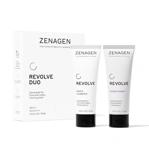 Zenagen Revolve Women's Travel Duo | For Fine & Thinning Hair, 2.5 Fl Oz