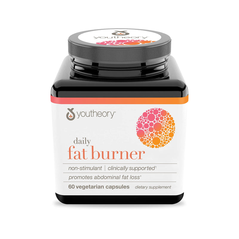 Youtheory Daily Fat Burner Vegetarian Capsules, Healthy Weight Management, 60 ct - BeesActive Australia