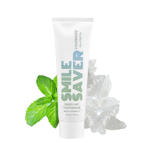 Smile Saver Hydroxyapatite (HAP) & Vitamin D Fluoride-Free Concentrated Toothpaste with Xylitol; Helps Deposit Minerals to Tooth Surface 4 Fl Oz (Pack of 1)