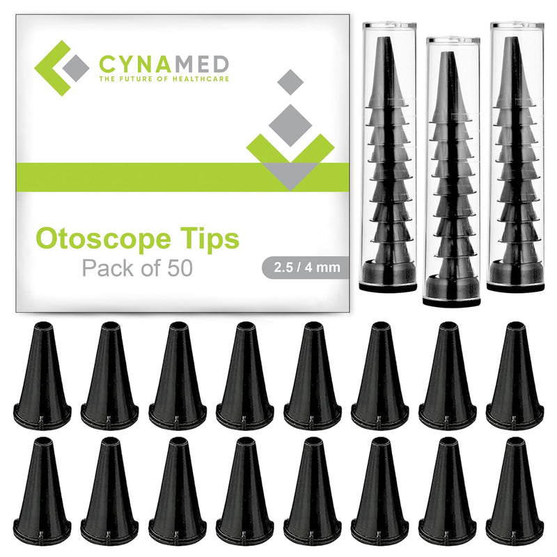 CynaMed Disposable Otoscope Covers (50-Pack) – Plastic Specula Tips, 2.5mm & 4mm Speculum for Otoscope - BeesActive Australia