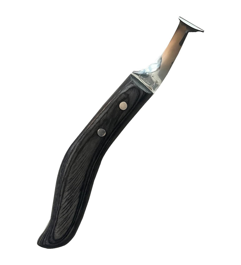 Super Sharp Hoof Knife - Hoof Knife with Wooden Handle, Horse Shoe Hoofing Made Easy with Hoof Trimming Knife with Special Colored Wooden Handle - BeesActive Australia