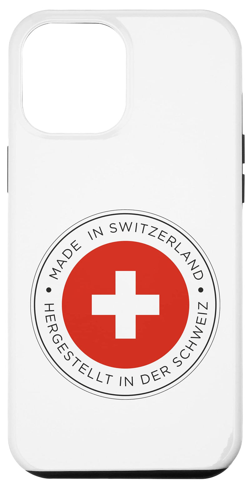 iPhone 12 Pro Max Made In Switzerland Flag Case iPhone 12 Pro Max - BeesActive Australia