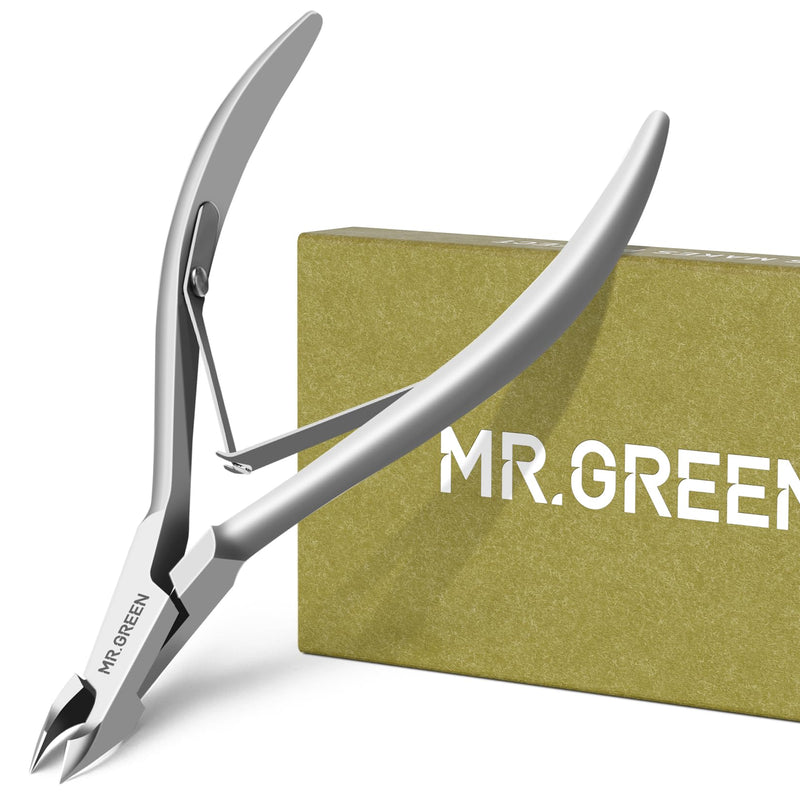MR.GREEN Cuticle Nippers Nail Manicure Scissors Cuticle Clippers Trimmer Dead Skin Remover Stainless Steel Cutters Beauty Tool With Pusher (Mr-1028) Mr-1028