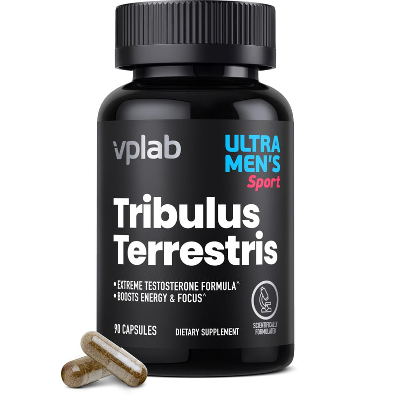 VPLab Ultra Men's Tribulus Terrestris - Daily Multivitamin Supplement for Men with Tribulus Terrestris Extract and Zinc - Supports Levels & Immune System, 90 Capsules - BeesActive Australia