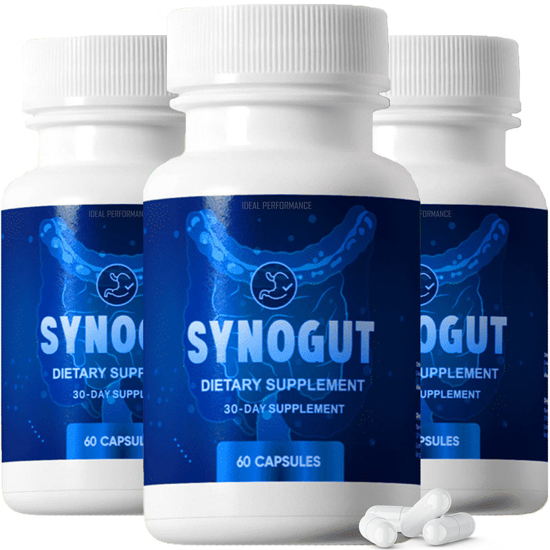 Synogut Pills Dietary Supplement for Gut Health (3 Bottles)