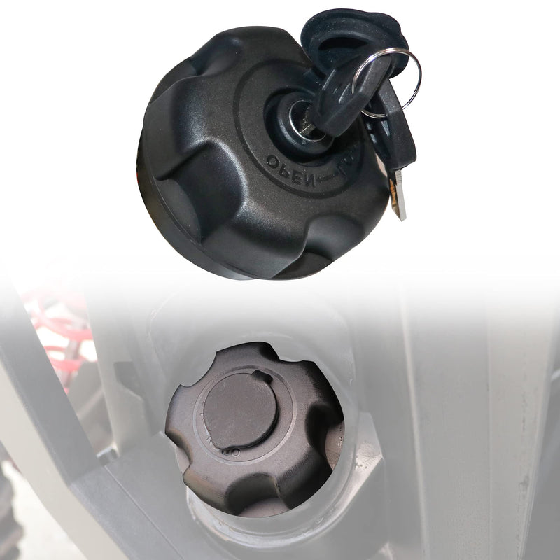 sukemichi Locking Gas Cap for Boat, Anti-Theft Fuel Door Cover Gas Tank Doors Locks for Polaris RZ Ranger 900 1000 XP PRO XP Sportsman, Replace for# 5433687/5435534/5450389/5439075 - BeesActive Australia