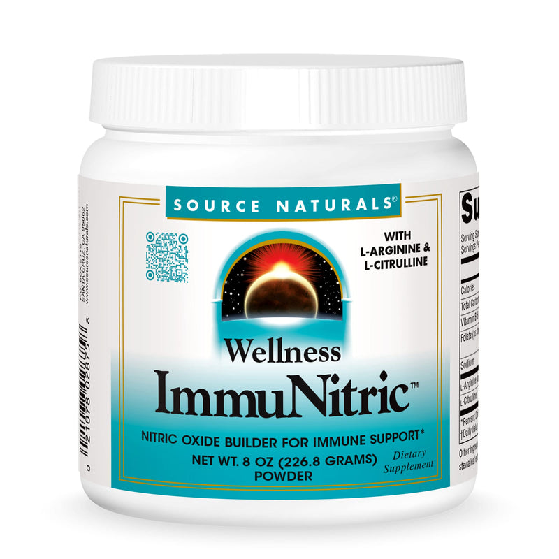 Source Naturals Immunitric, 8 oz Powder | with L-ARGININE & L-CITRULLINE | Nitric Oxide Builder For Immune System Support*