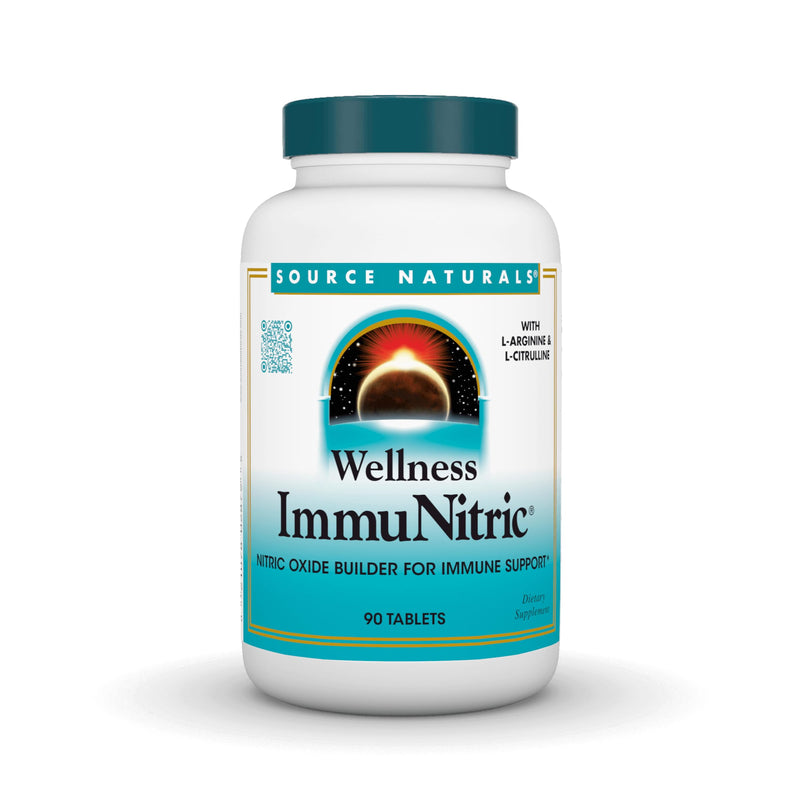 Source Naturals Wellness Immunitric, 90 Tablets | with L-ARGININE & L-CITRULLINE | Nitric Oxide Builder For Immune System Support*