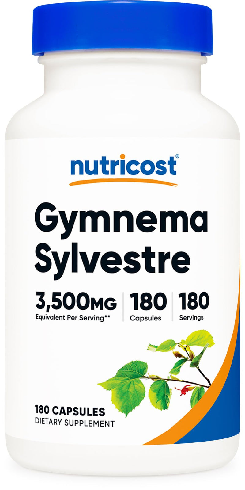 Nutricost Gymnema Sylvestre 3,500mg (20:1 Extract) from 175mg, 180 Capsules - Non-GMO, Gluten Free, and Vegetarian Friendly - BeesActive Australia