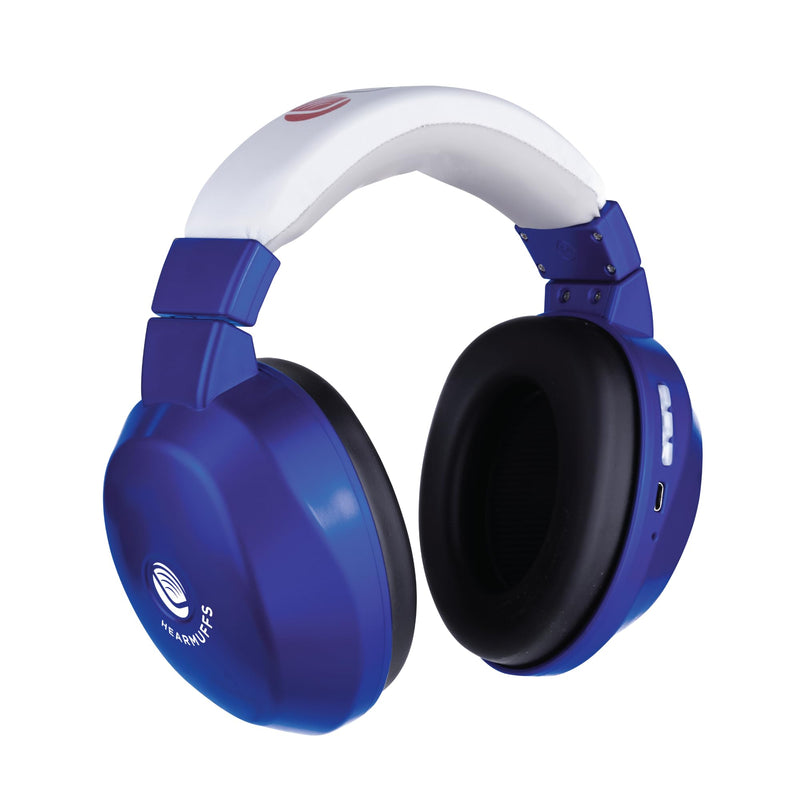 Lucid Audio Wireless HearMuff - Hearing Protection Earmuffs for Children - ages 5-10 Cobalt Blue - BeesActive Australia