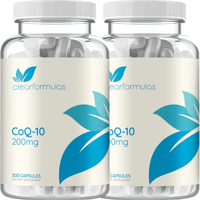 Quick Absorption CoQ10 200mg - Coenzyme Q10 200mg Potent Antioxidant for Heart Energy and Aging Support - High Stability CoQ10 Ubiquinone Capsules - Made in a cGMP US Lab (400 Servings) 400 Count (Pack of 1)