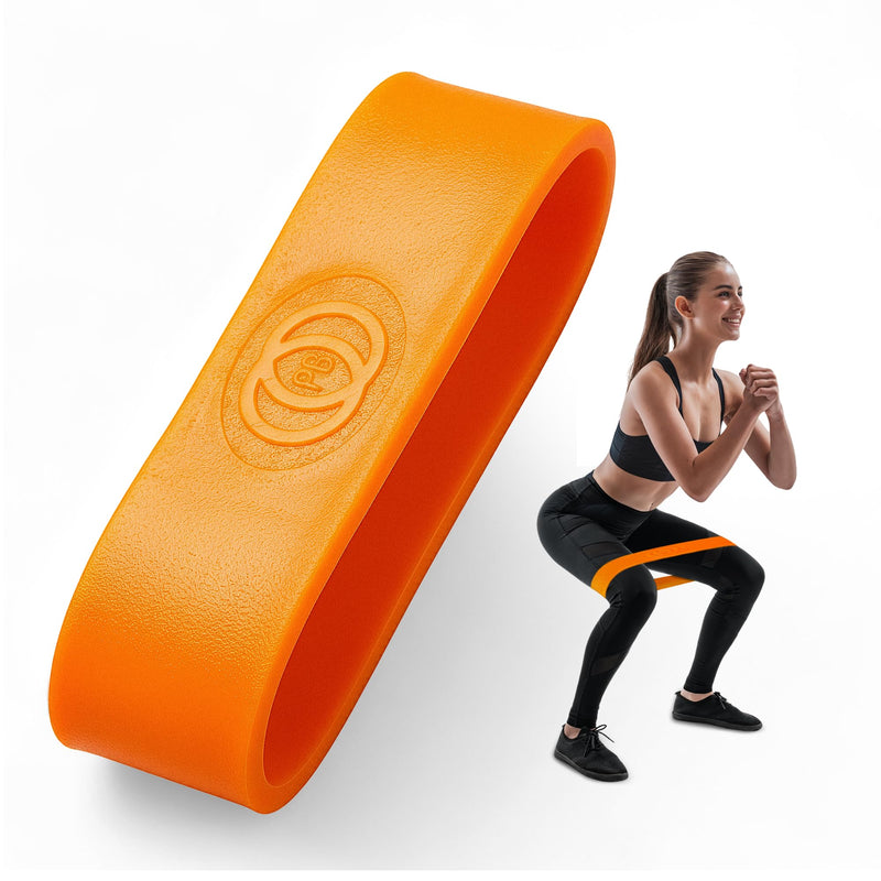 Pure Band - Latex-Free Professional Resistance Bands for Working Out, Stretching, Rehab, & Physical Therapy - Premium, Stretch Bands for Exercise & Recovery - Super Strong Exercise Bands ORANGE - LIGHT RESISTANCE - BeesActive Australia