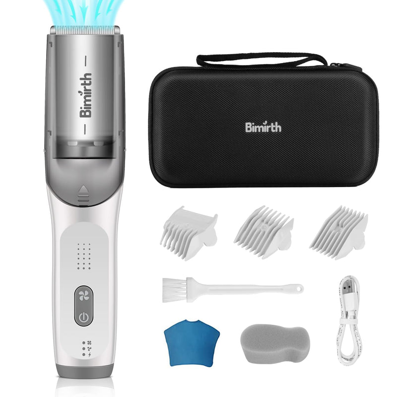 Baby Hair Clipper with Vacuum - Hair Trimmer for Kids and Toddlers - Waterproof, Rechargeable, Cordless Hair Cutting Machine for Children (with Bag) - BeesActive Australia