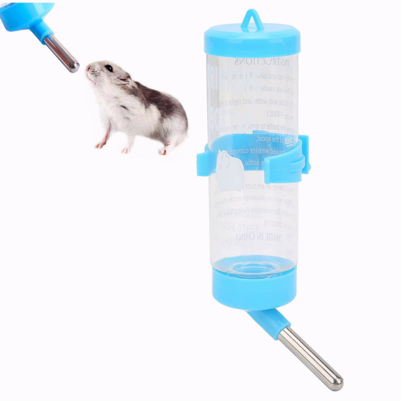 Hamsters Water Bottle Automatic No Drip Hanging Water Feeder Dispenser for Small Animals Guinea Pig Rat Rabbit Dwarf Gerbil Chinchilla(Blue 250ML) Blue 250ML - BeesActive Australia