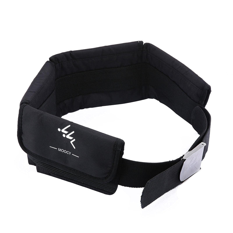Waist Scub-a Weight Belt, Adjustable Scub-a Weight Belt with 4 Neoprene Pocket, Durable Dive Weight Belt for Fre-e Diving with Stainless Steel Buckle and Adjustable Webbing(Black) Black - BeesActive Australia