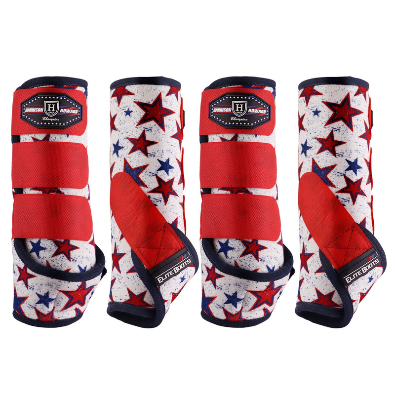 Harrison Howard Horse Sport Medicine Front Shock-Absorbing Boots All-Round Lower Limb Protection & Support Sport Boots Athletic Boots Perfect for Endurance Training and Performance Dream Star M Medium - BeesActive Australia