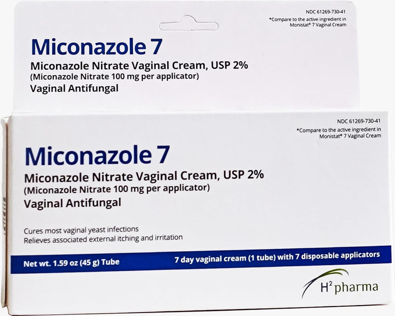 Miconazole 7 - Miconazole Nitrate Cream, USP 2%, 1.59 oz Tube