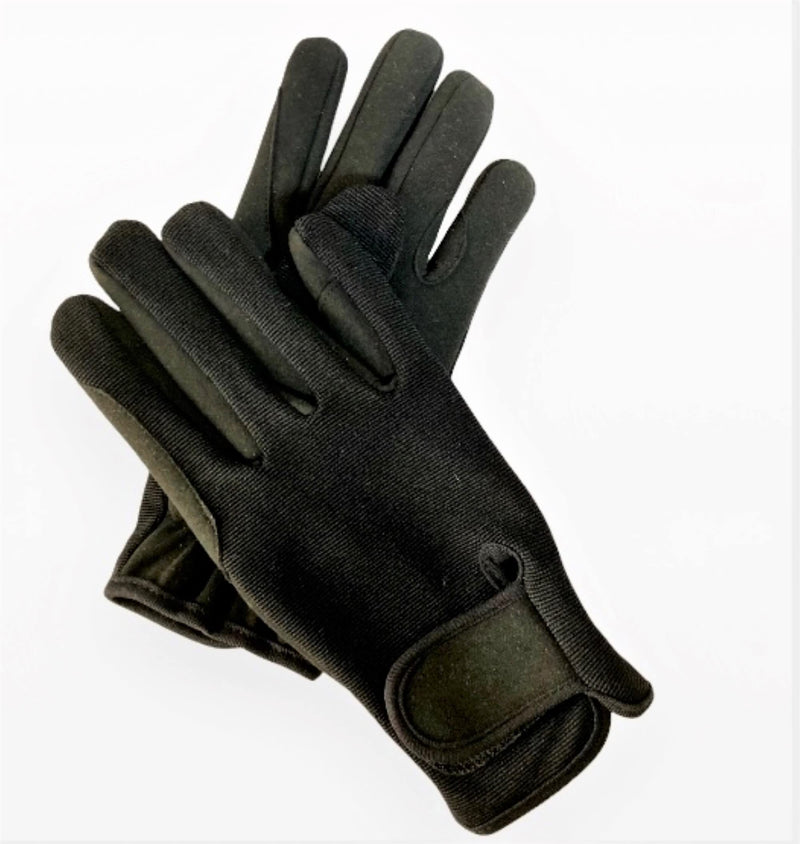 Ladies Equestrian Gloves All Sports Outdoor Sports Gloves Horse Riding (Black, XL) - BeesActive Australia