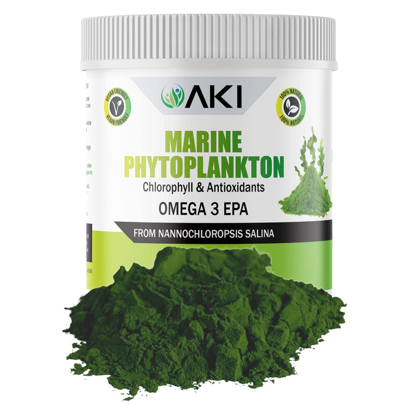 Marine Phytoplankton Powder - Omega-3 & Complete Protein & Potent - 2oz/57g