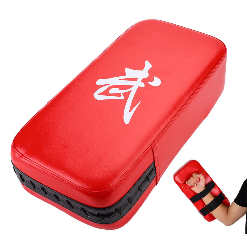Brrnoo 2-in-1 Punching Mitts and Kicking Set for Beginners Arts Lovers, Training Hand Foot Target Taekwondo Kick Training Equipment Red