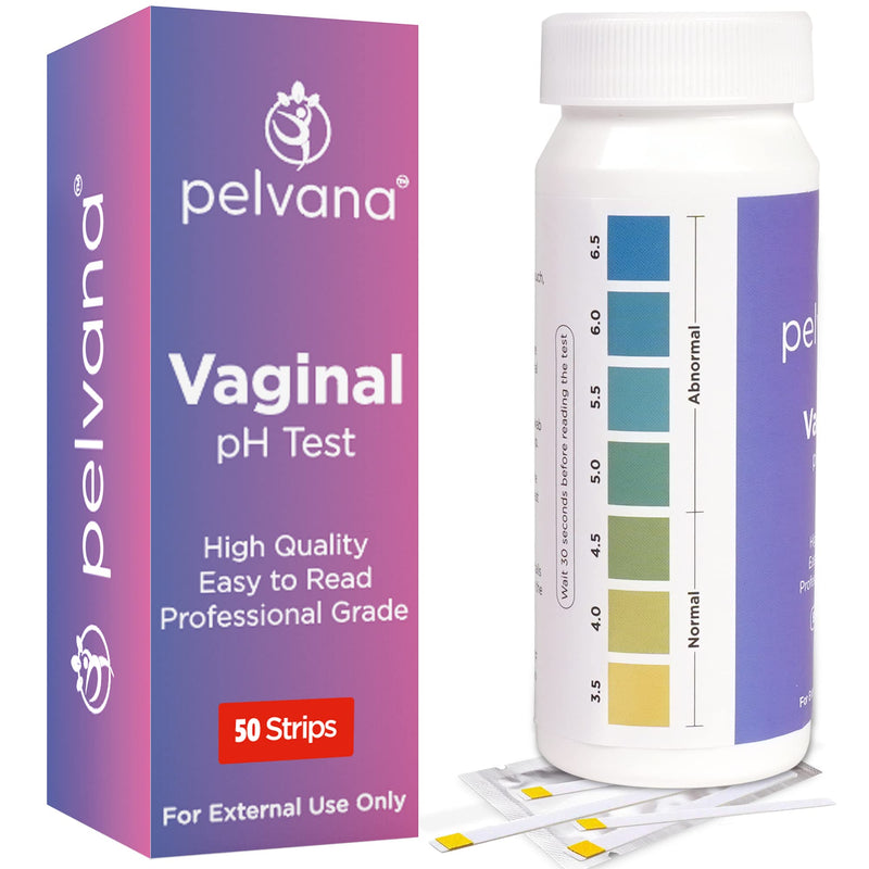 Pelvana Vaginal pH Balance for Women 50 Test Strips | BV Test Strips for Women | Yeast Infection Test Kit for Women to Monitor Feminine Health 1 Count (Pack of 50) - BeesActive Australia