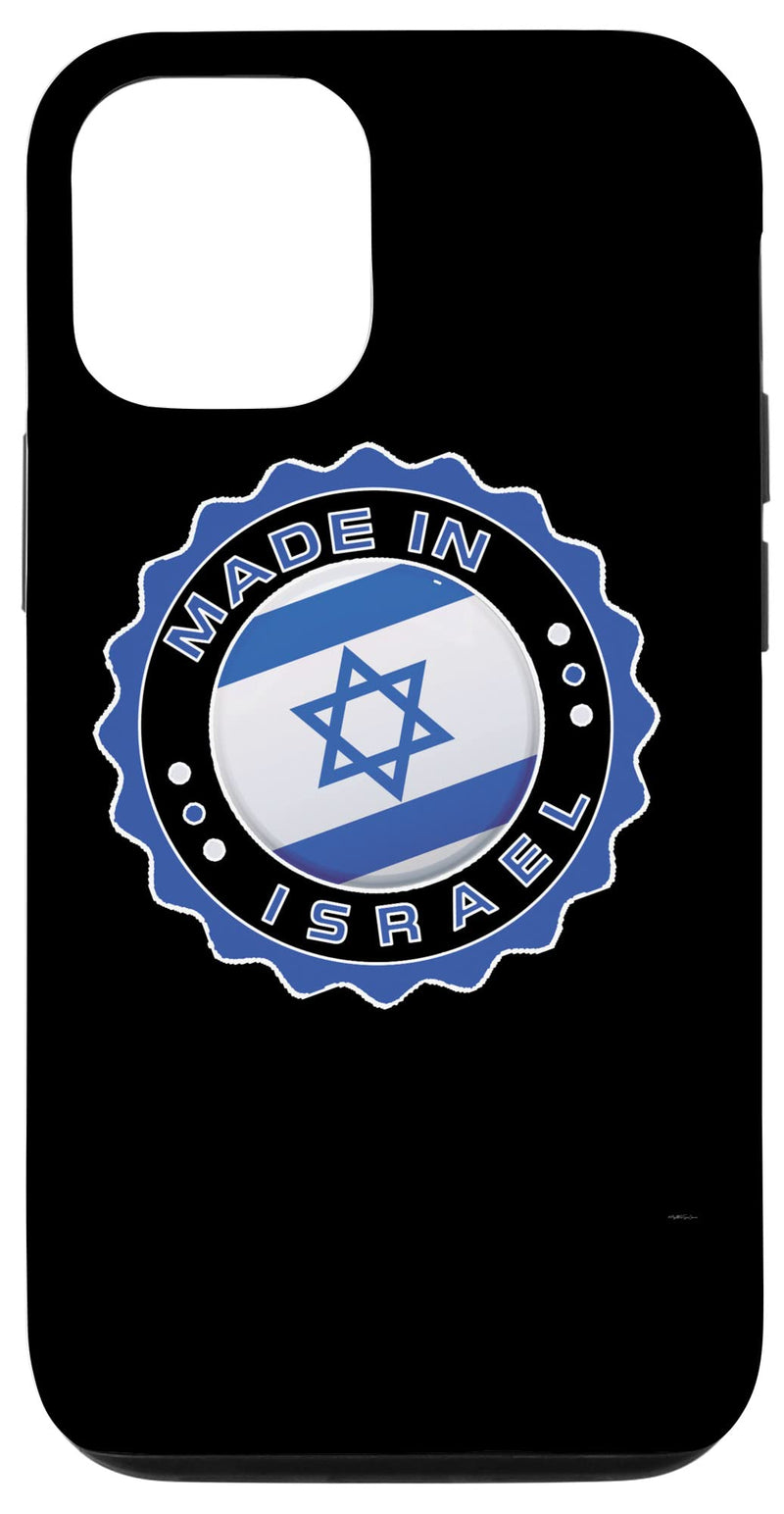 iPhone 12/12 Pro Made in ISRAEL Modern Seal ISRAEL Flag Case iPhone 12/12 Pro - BeesActive Australia